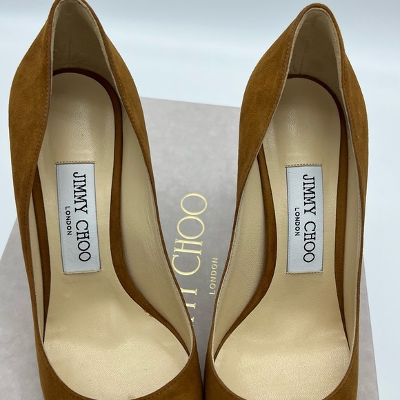 ❌SOLD❌Authentic Brand new Jimmy Choo suede leather Romy 85mm - Picture 5 of 15